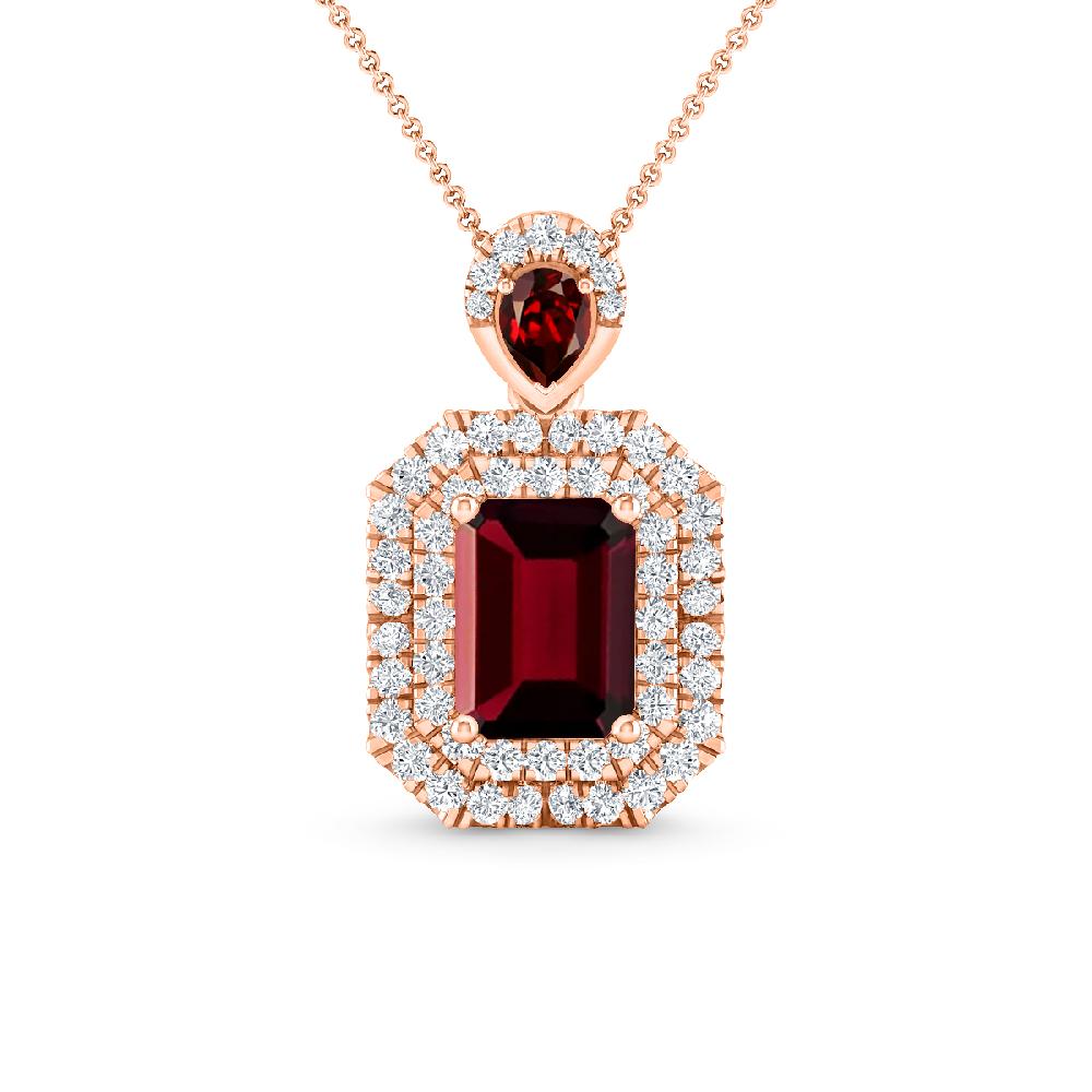 Rose Gold - Garnet