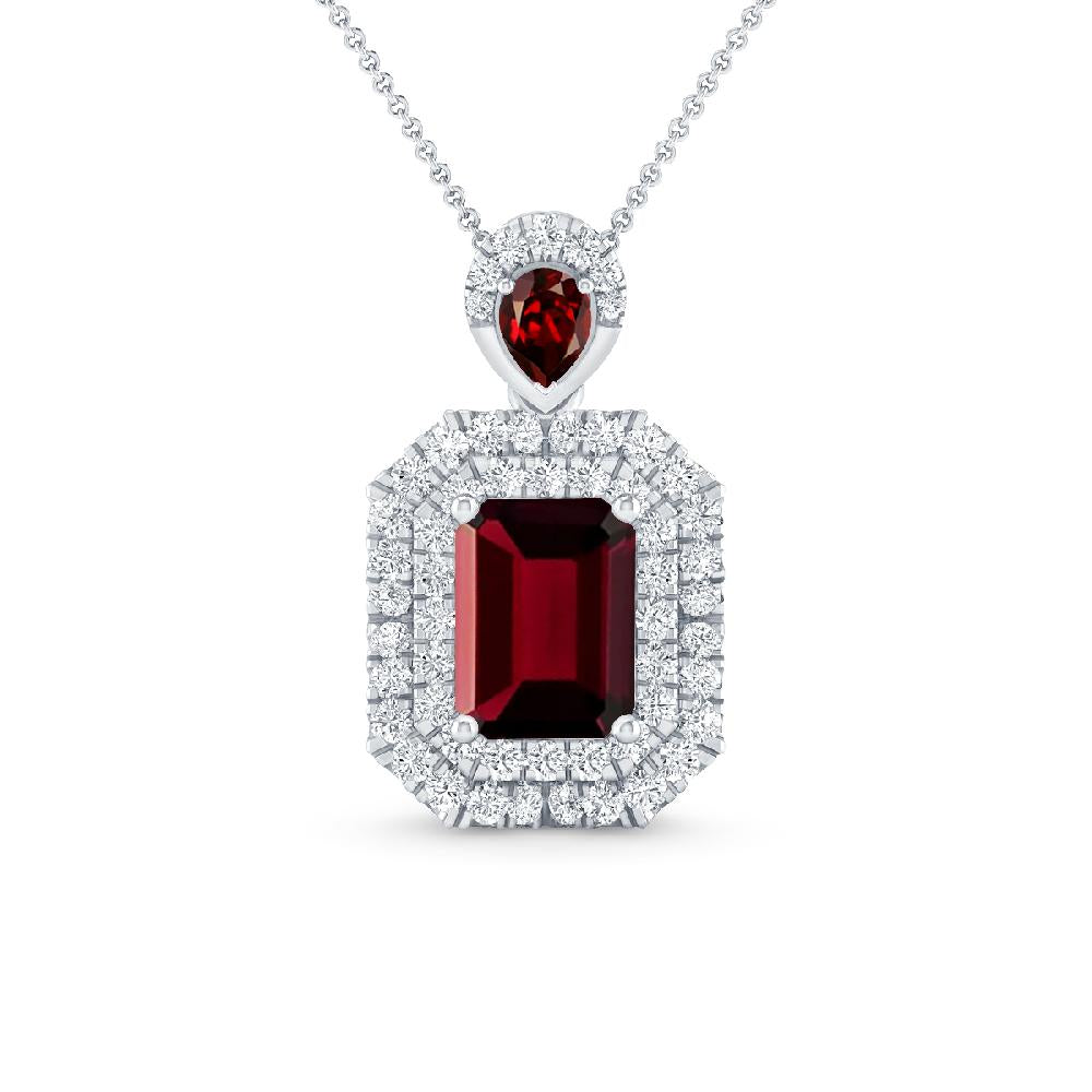 White Gold - Garnet