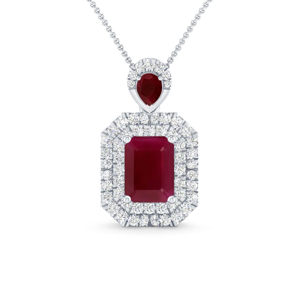 White Gold - Ruby