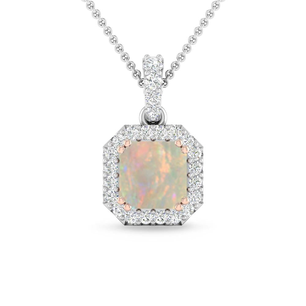 White Gold - Opal