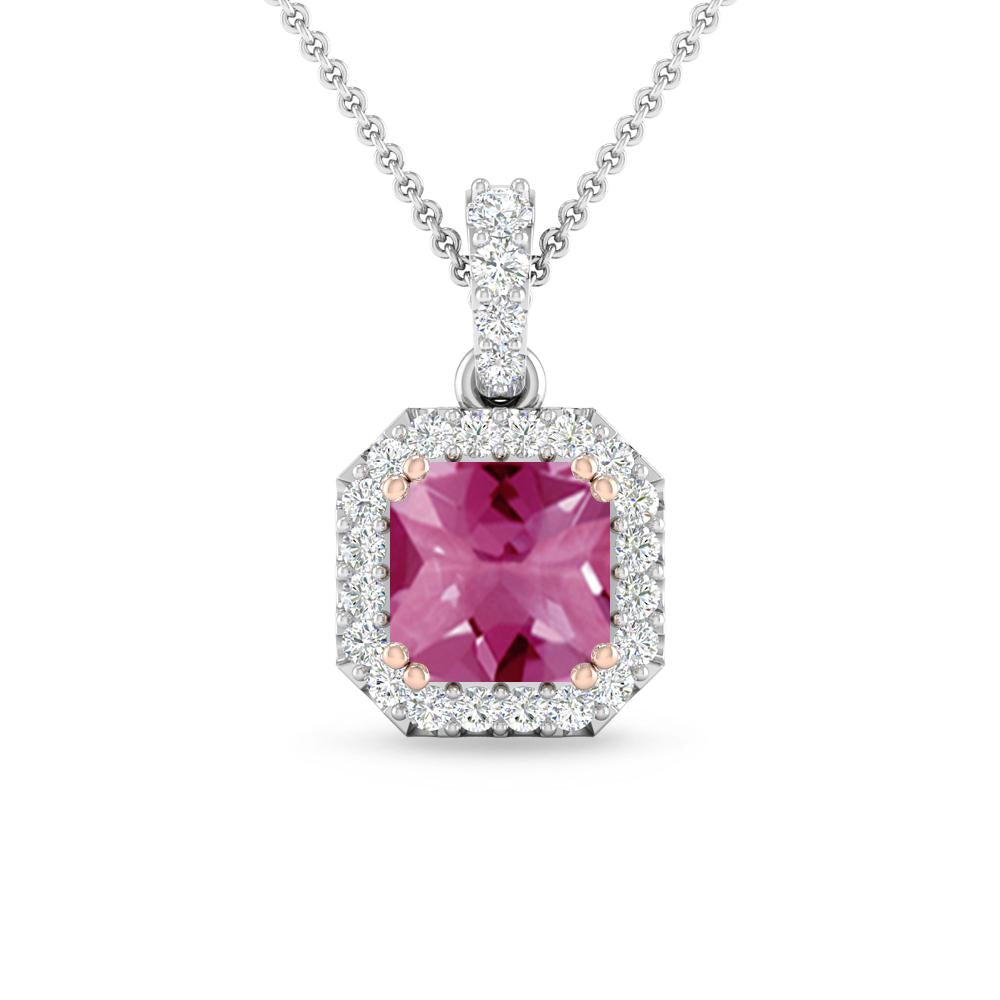 White Gold - Pink Tourmaline