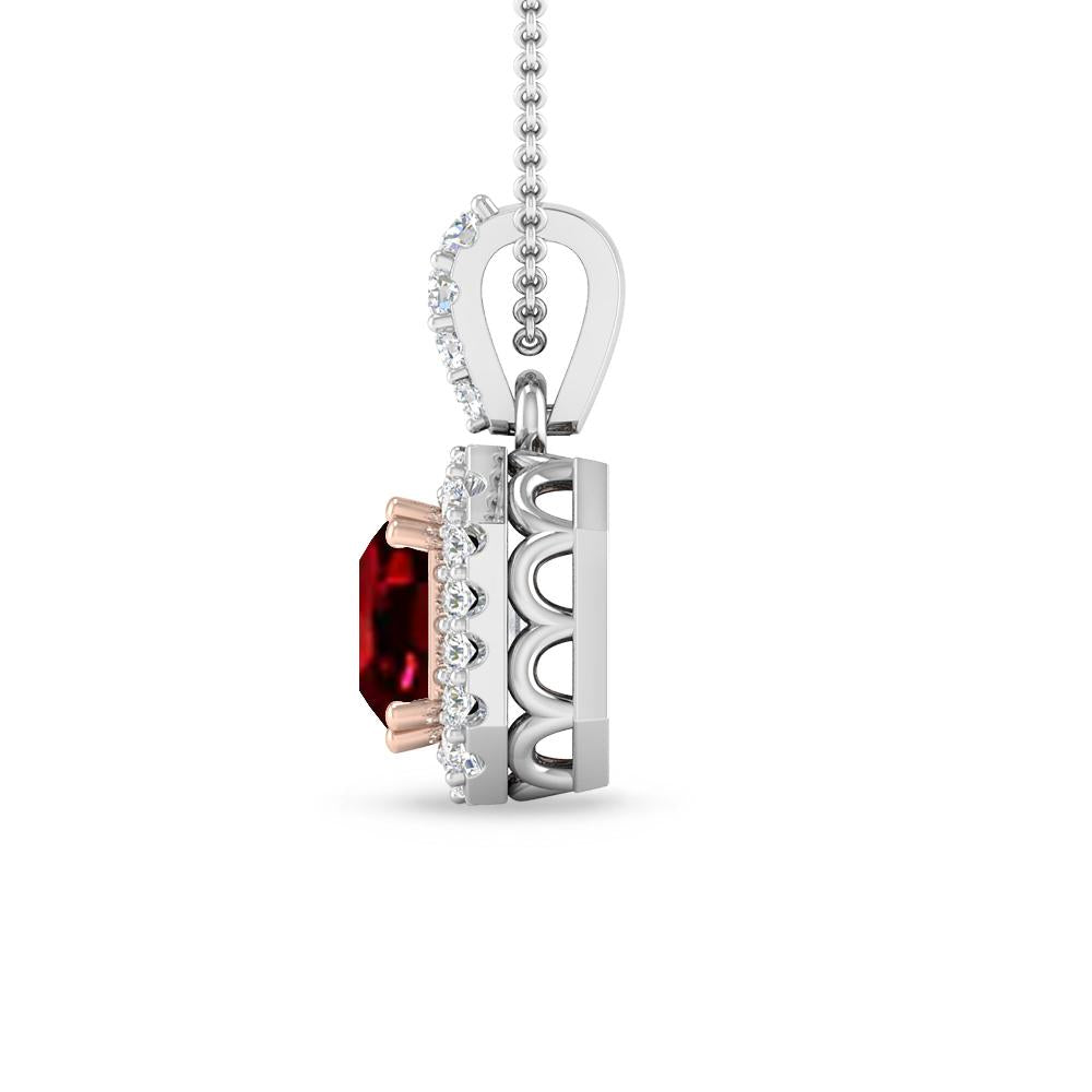 White Gold - Ruby