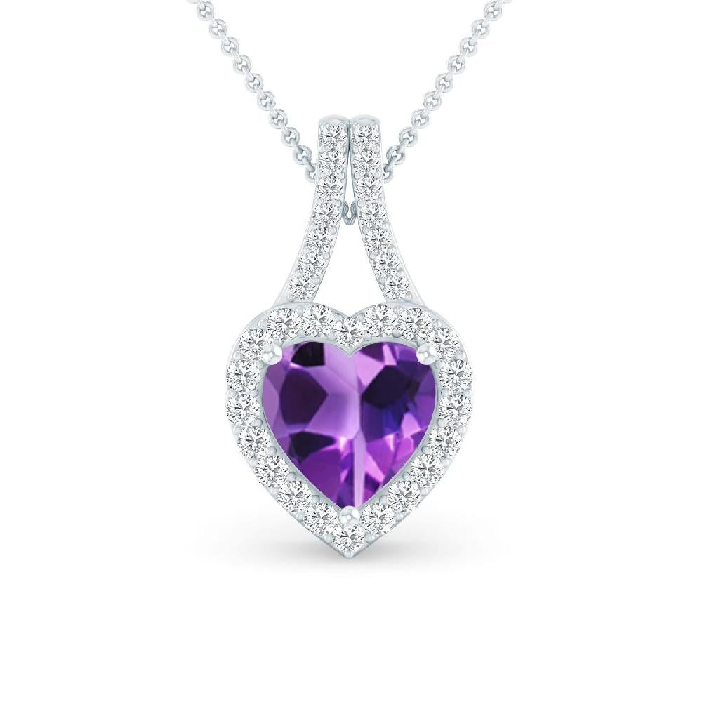 White Gold - Amethyst