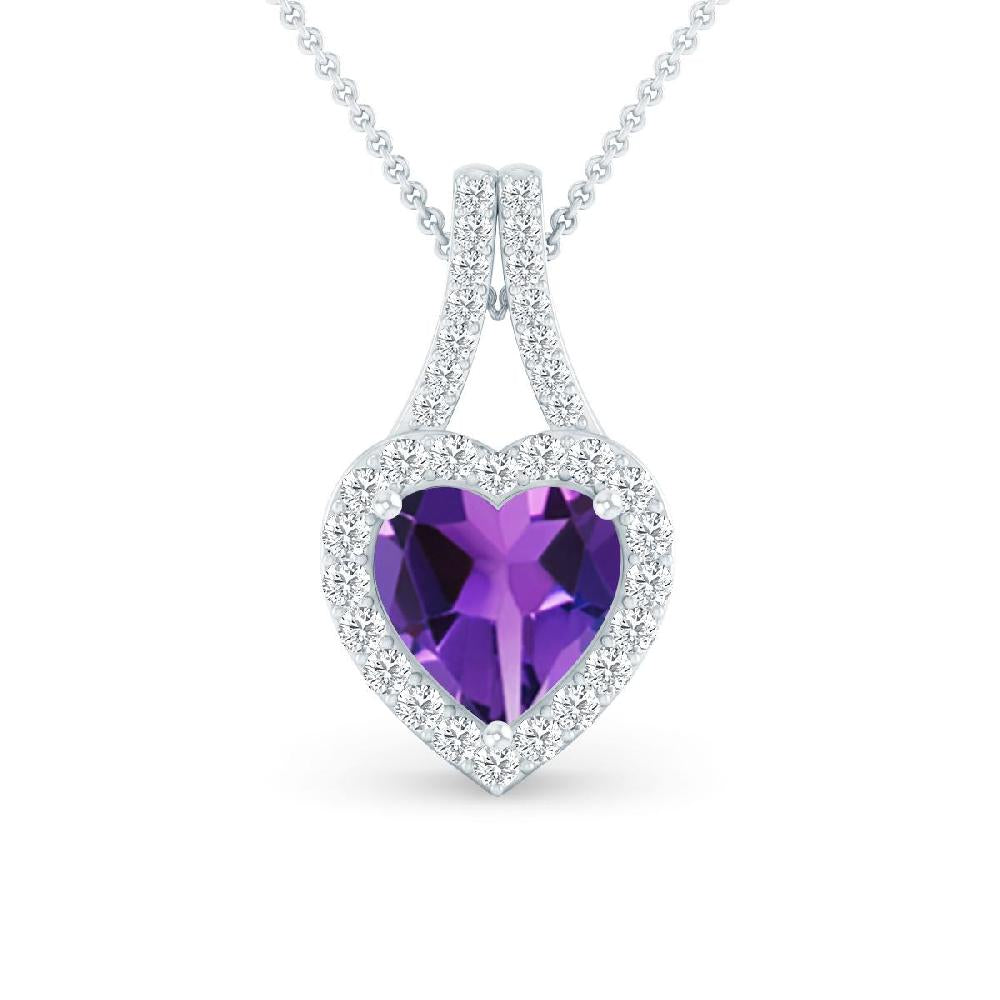 White Gold - Amethyst