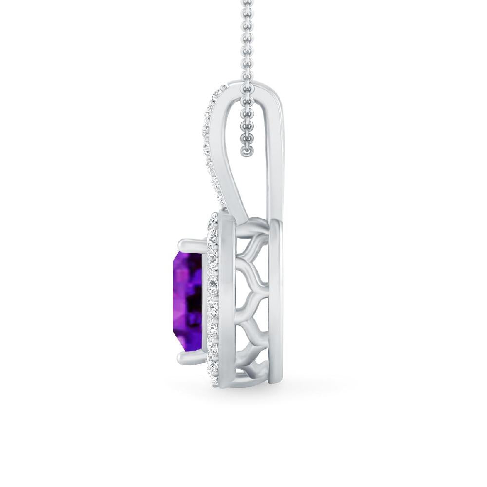 White Gold - Amethyst