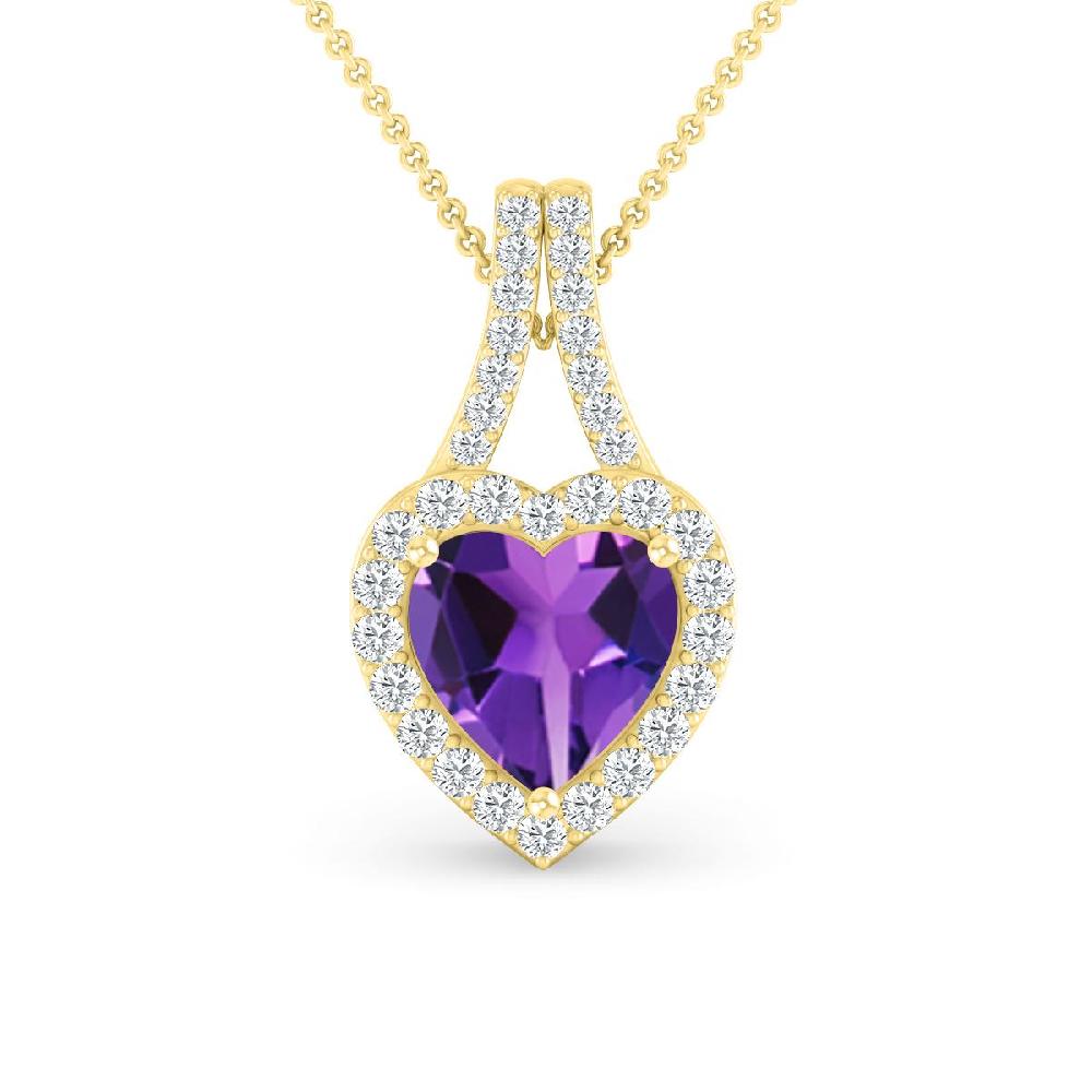 Yellow Gold - Amethyst