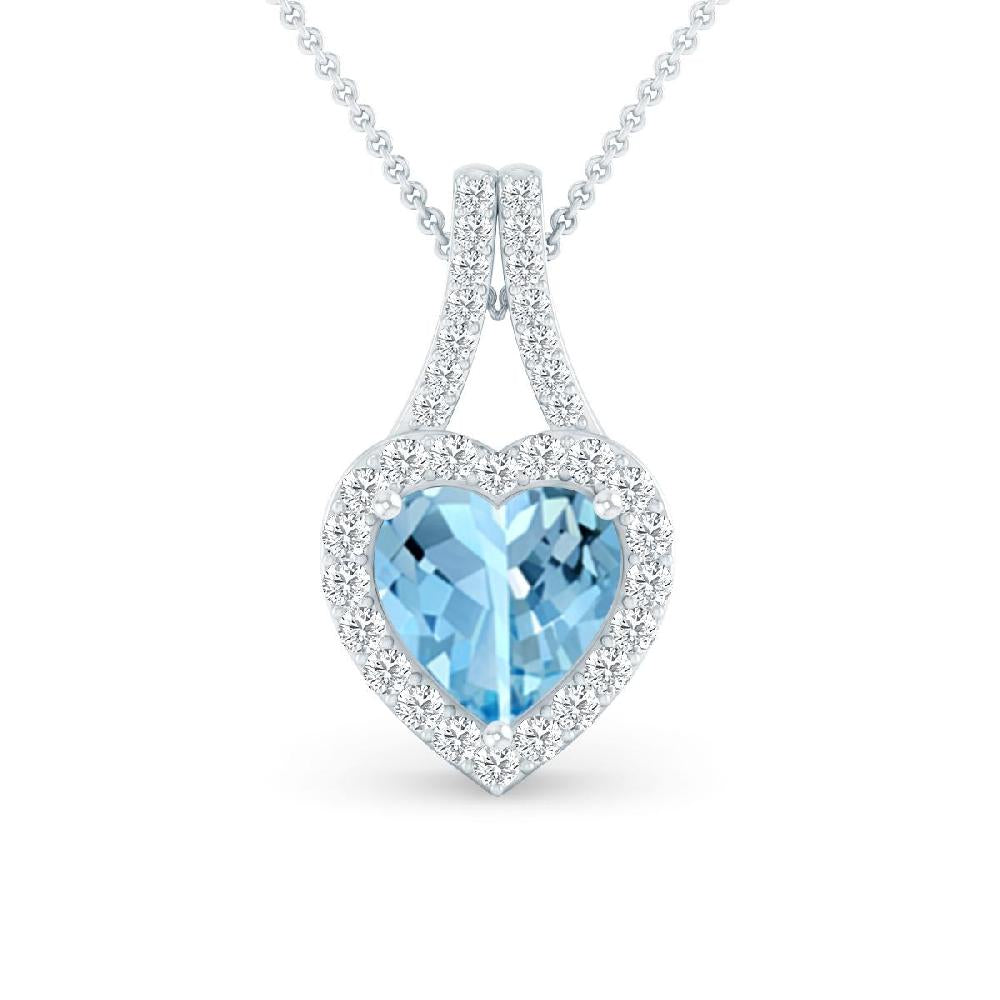 White Gold - Aquamarine