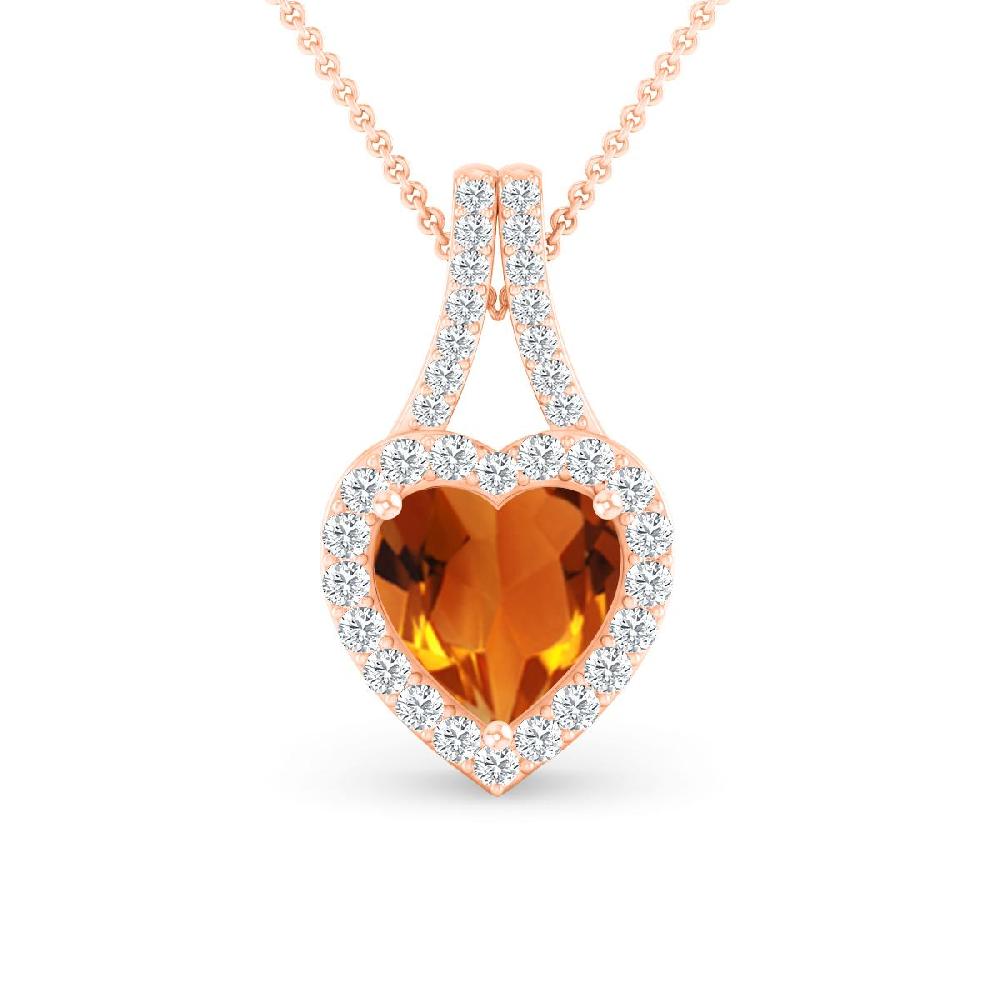 Rose Gold - Citrine