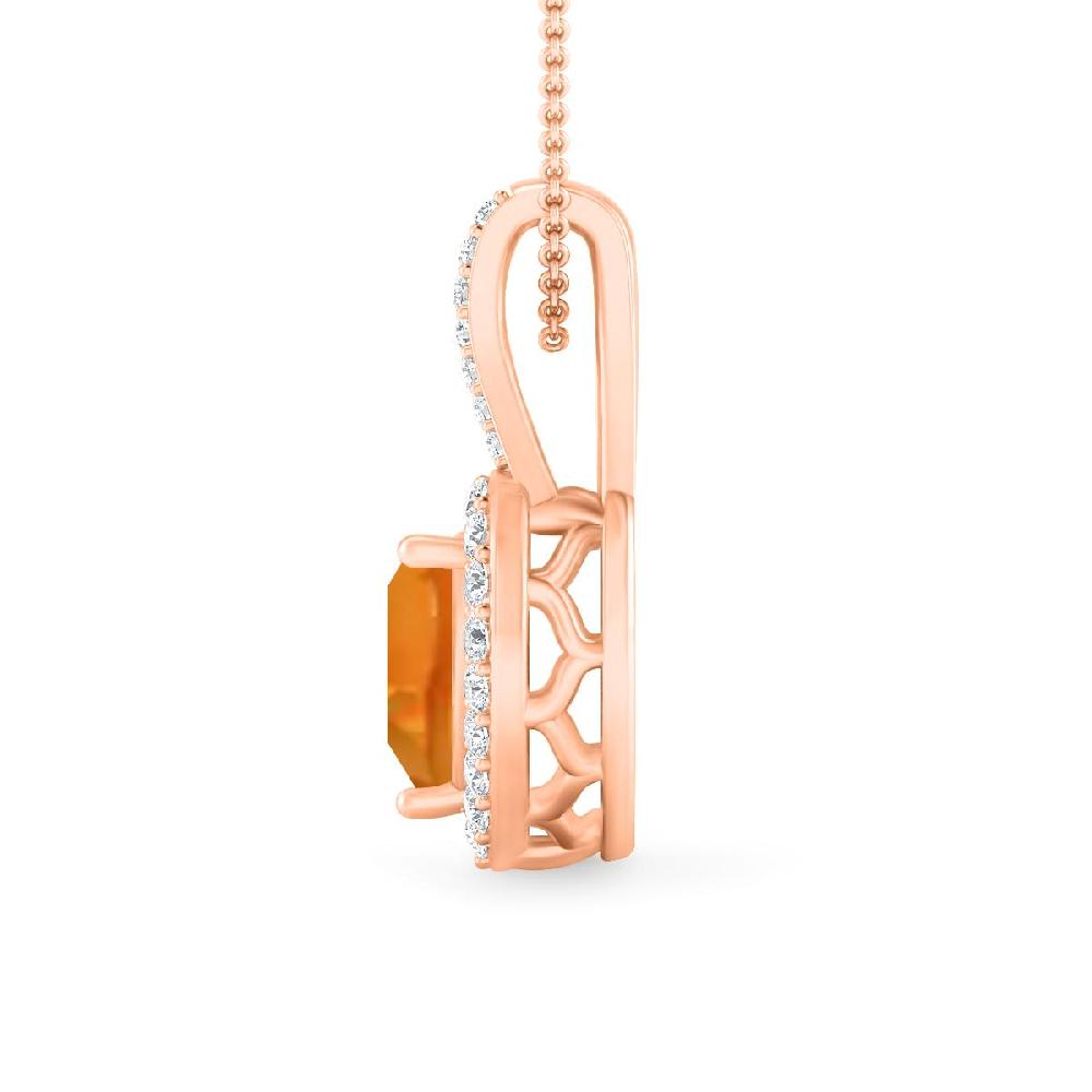 Rose Gold - Citrine