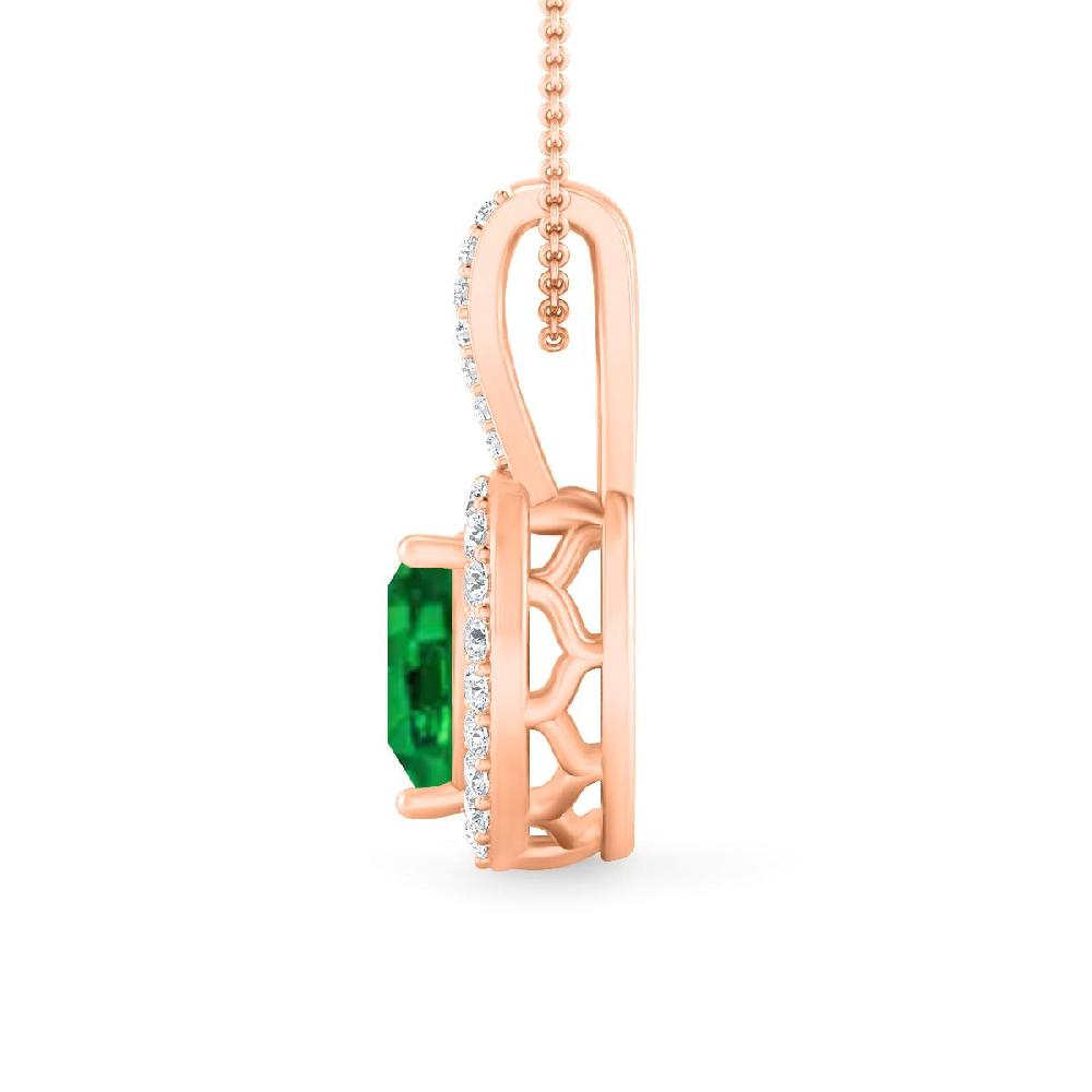 Rose Gold - Emerald