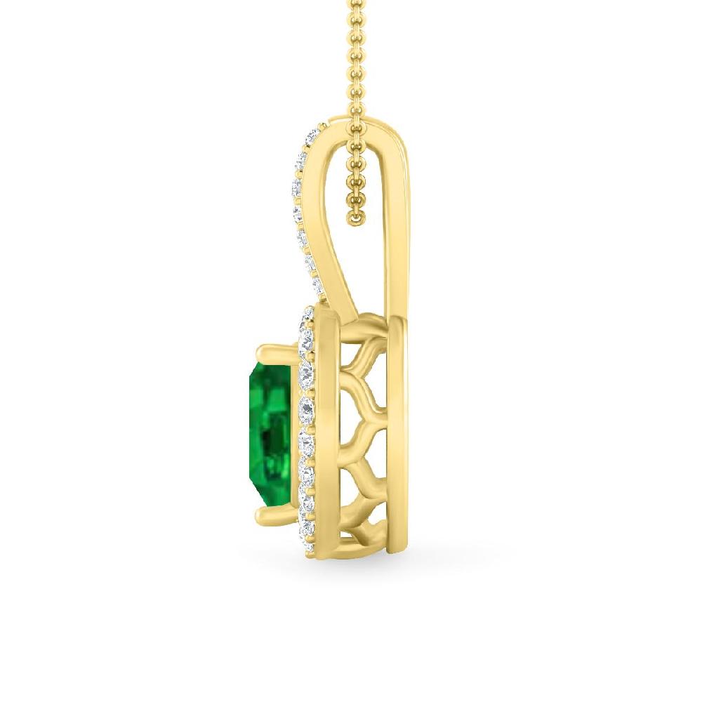 Yellow Gold - Emerald