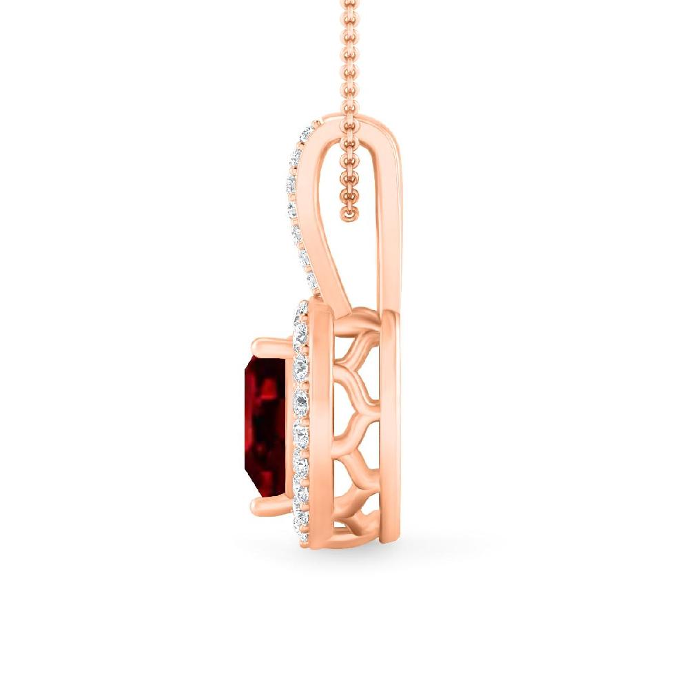 Rose Gold - Garnet