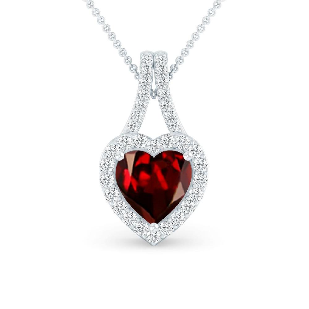 White Gold - Garnet