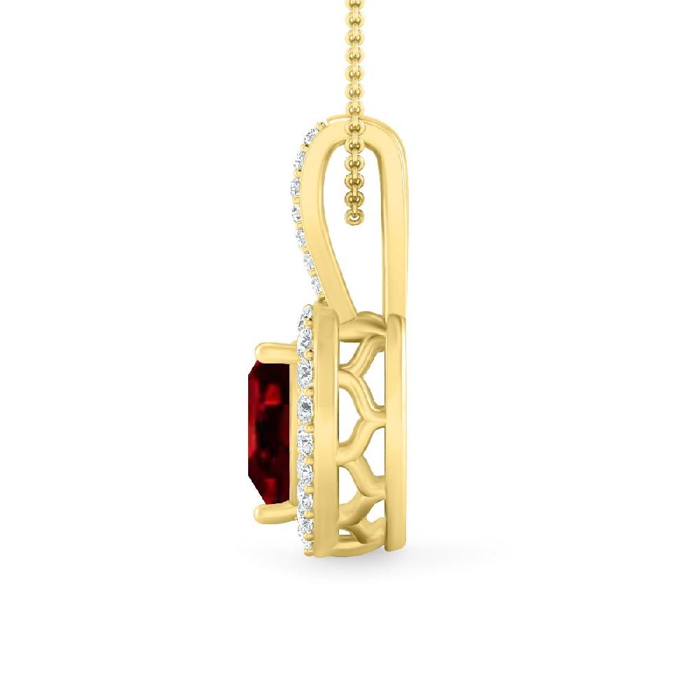 Yellow Gold - Garnet