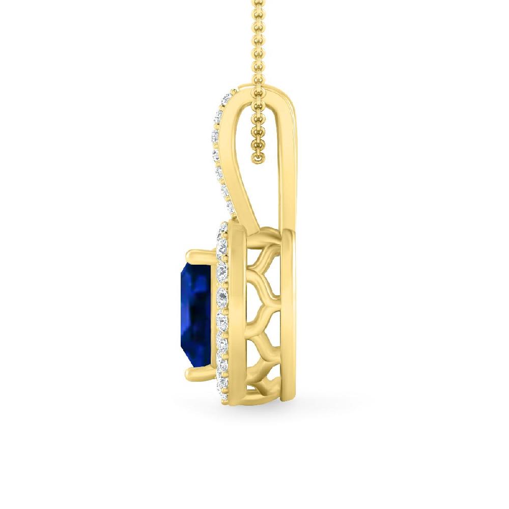 Yellow Gold - Sapphire