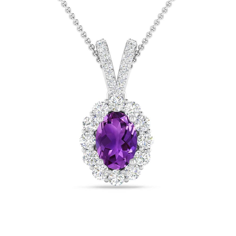 White Gold - Amethyst