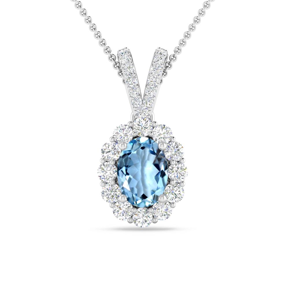 White Gold - Aquamarine