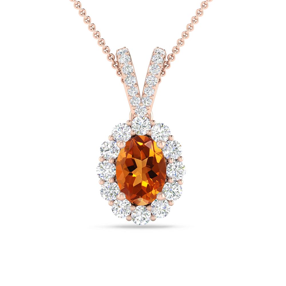 Rose Gold - Citrine