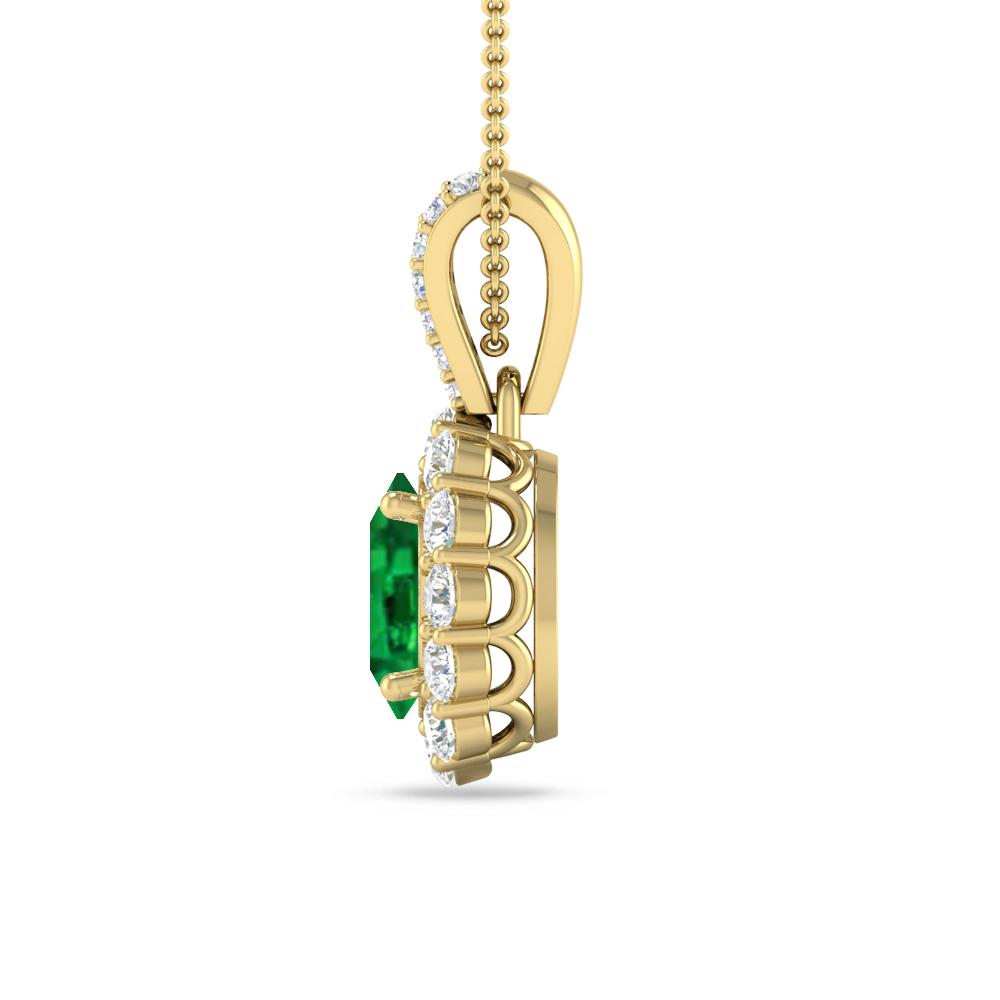 Yellow Gold - Emerald