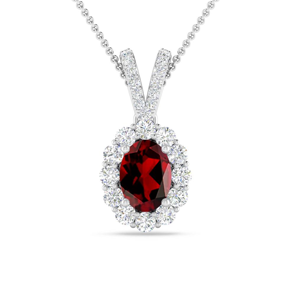 White Gold - Garnet