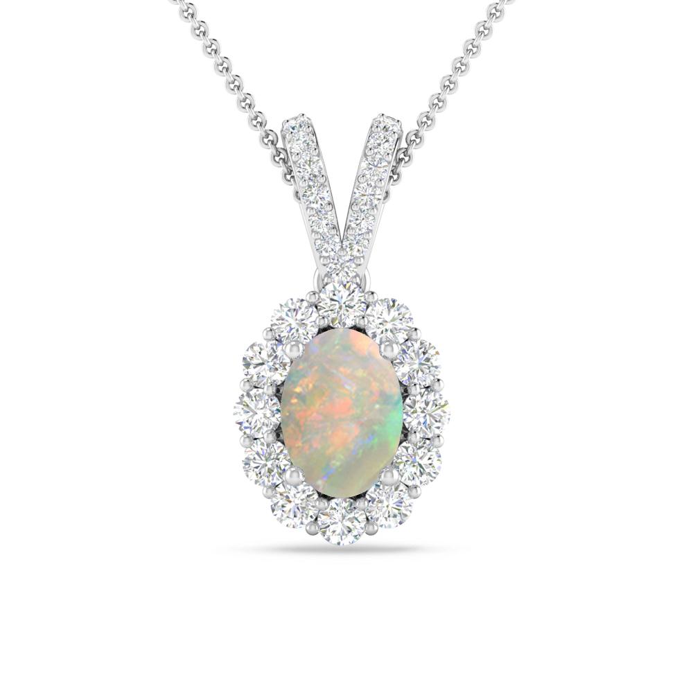 White Gold - Opal