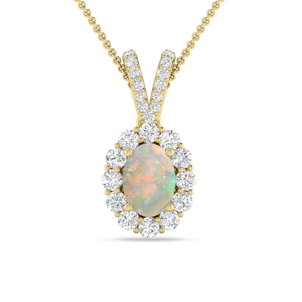 Yellow Gold - Opal