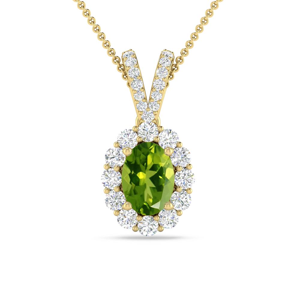 Yellow Gold - Peridot