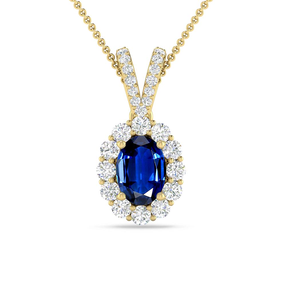 Yellow Gold - Sapphire