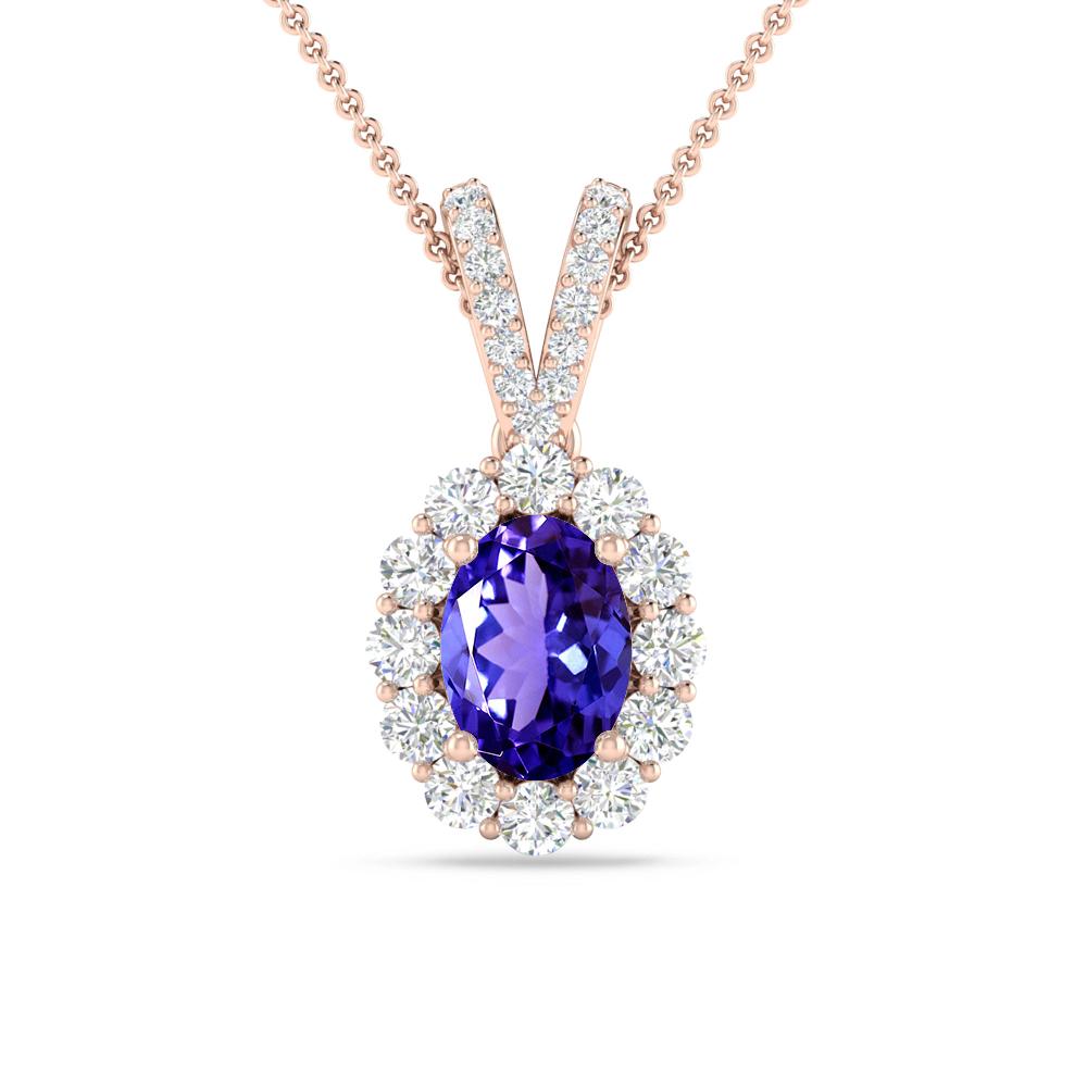 Rose Gold - Tanzanite