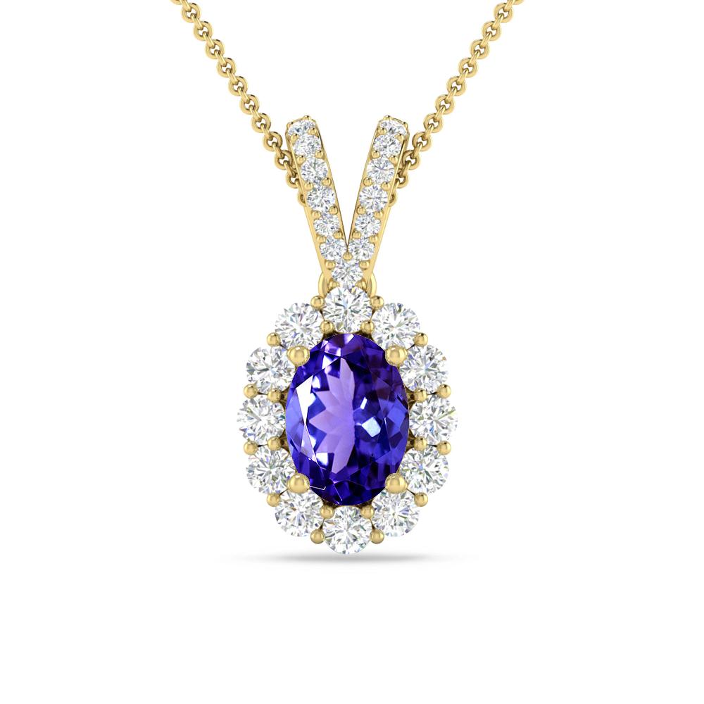 Yellow Gold - Tanzanite