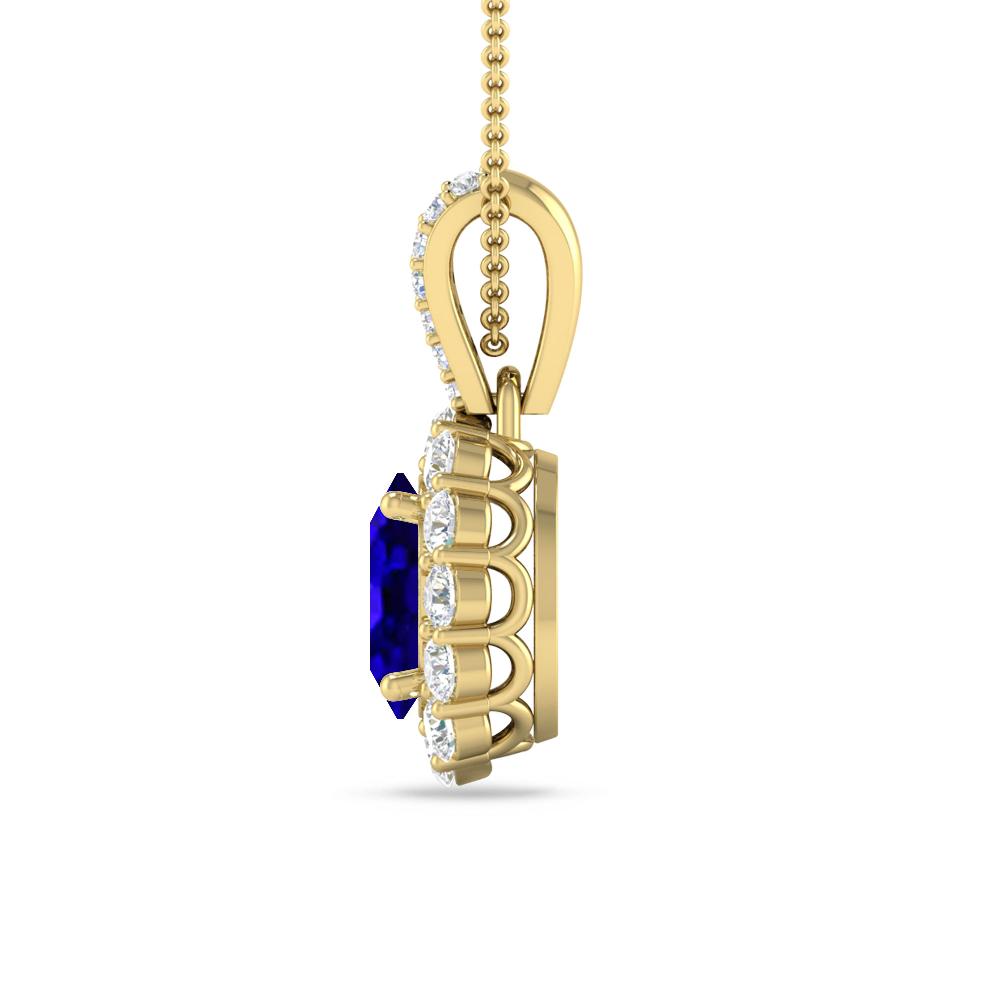 Yellow Gold - Tanzanite