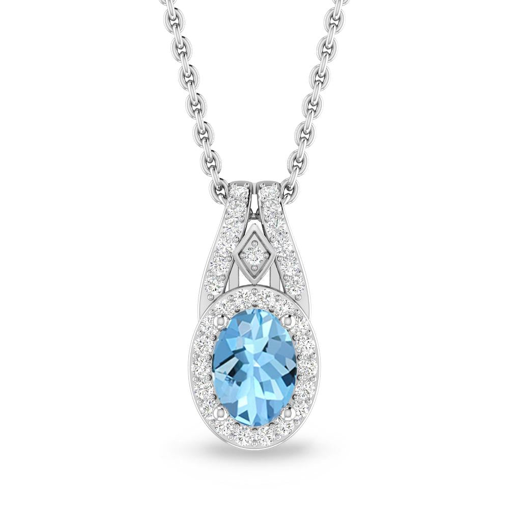 White Gold - Aquamarine