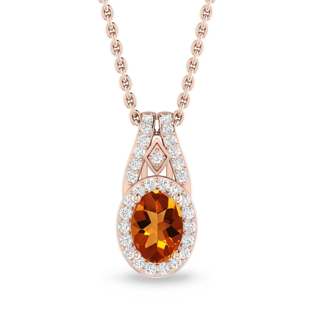 Rose Gold - Citrine