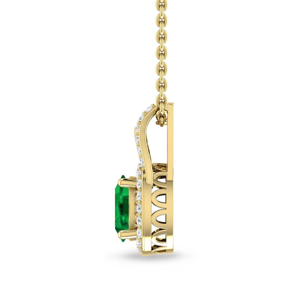 Yellow Gold - Emerald