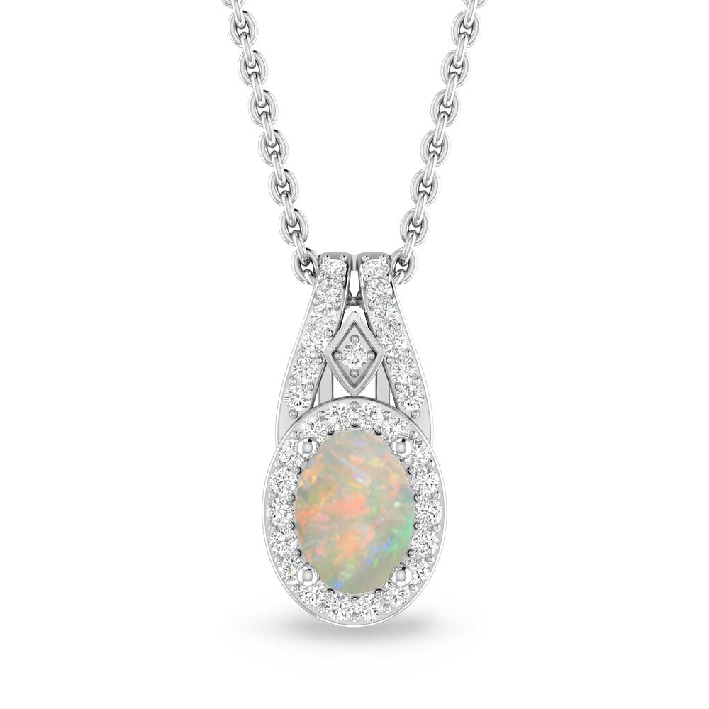 White Gold - Opal