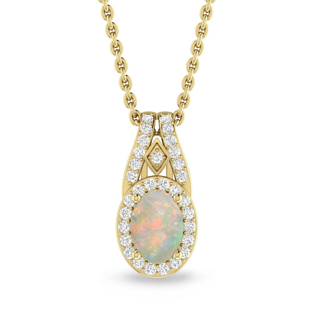 Yellow Gold - Opal