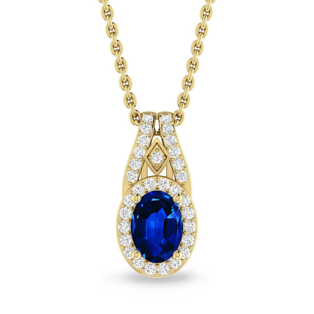 Yellow Gold - Sapphire