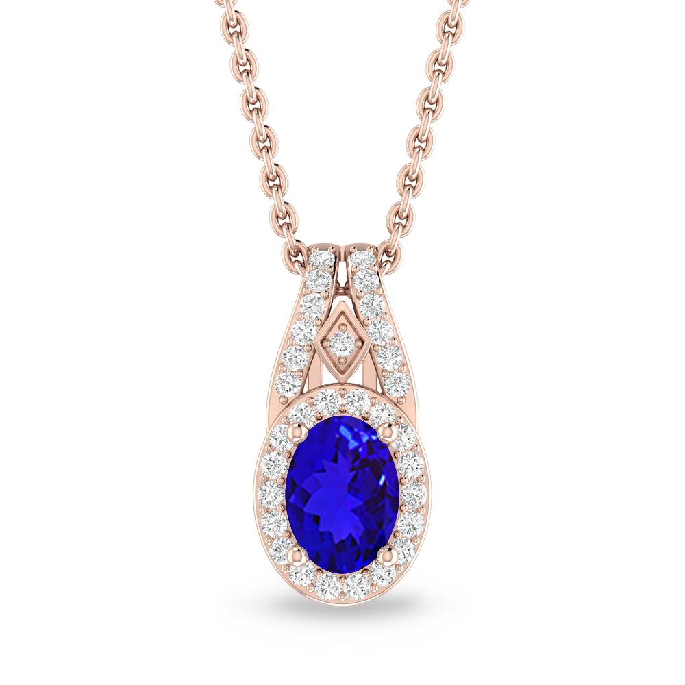 Rose Gold - Tanzanite