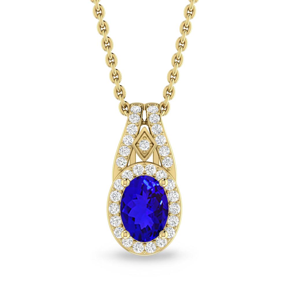 Yellow Gold - Tanzanite