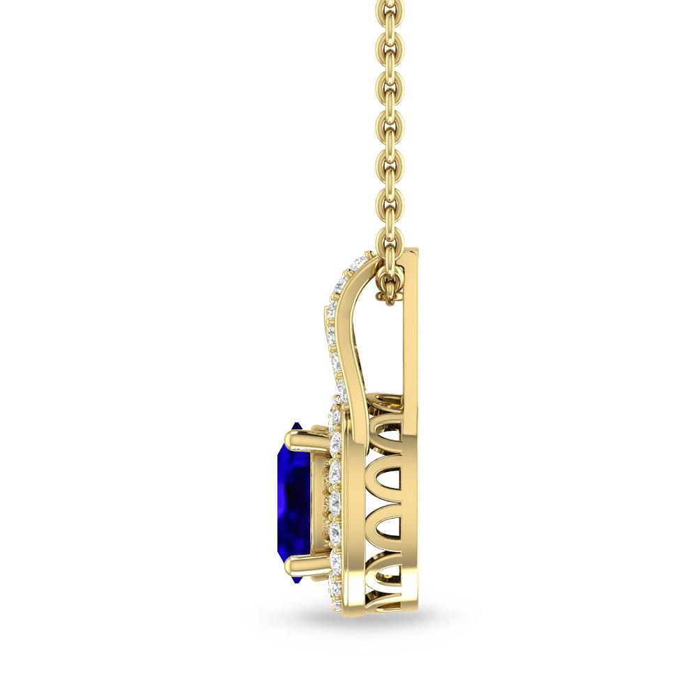 Yellow Gold - Tanzanite