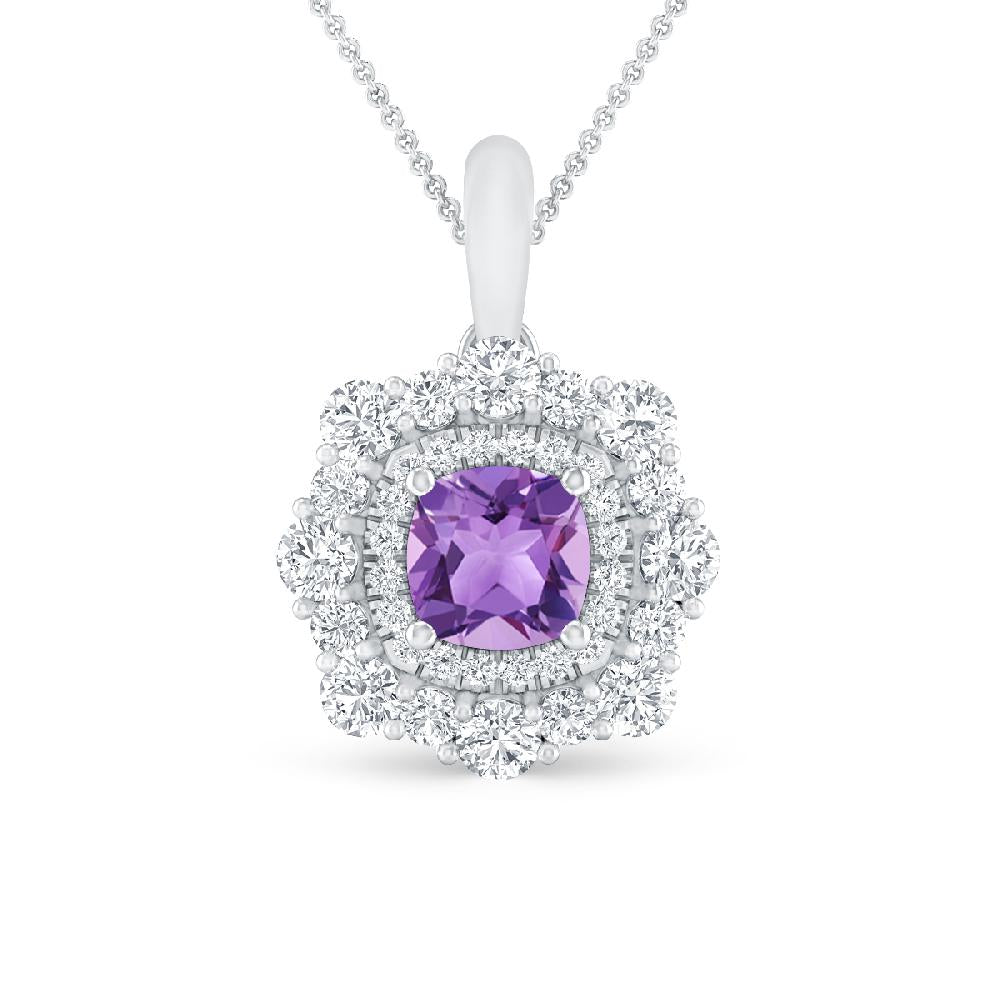 White Gold - Amethyst