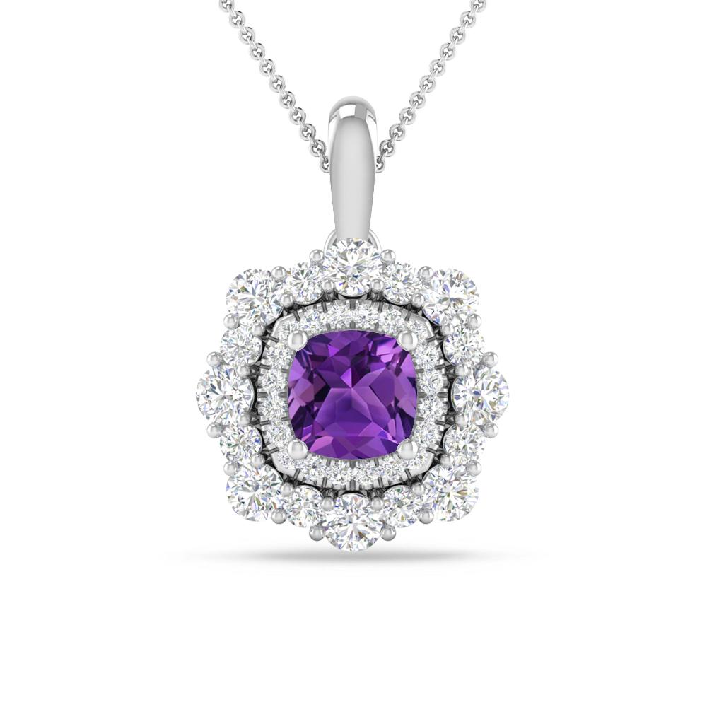 White Gold - Amethyst