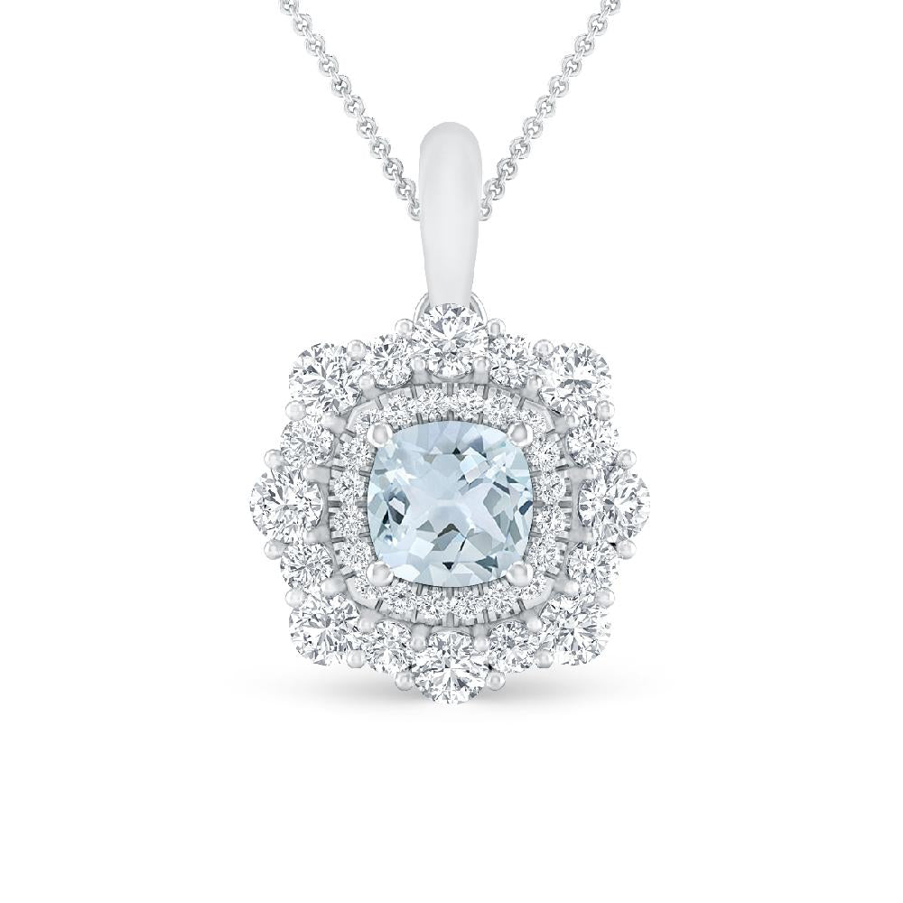 White Gold - Aquamarine