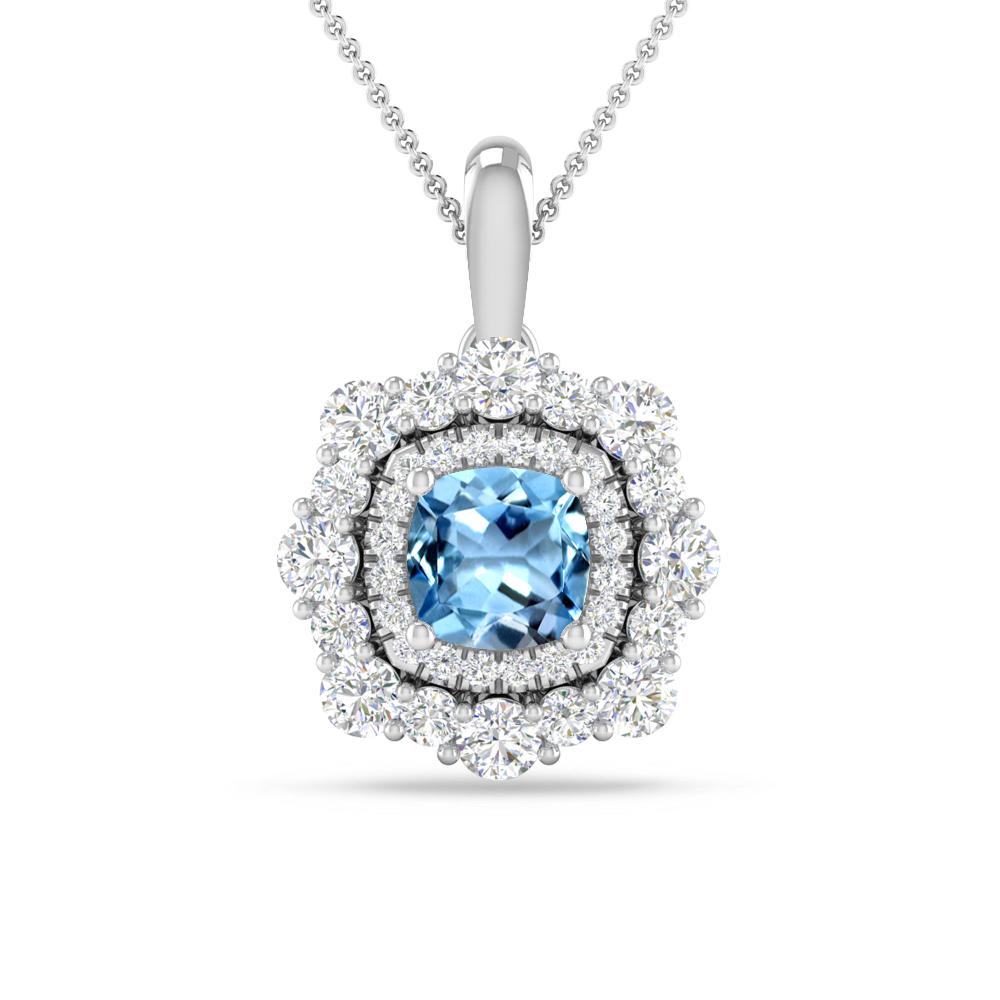 White Gold - Aquamarine