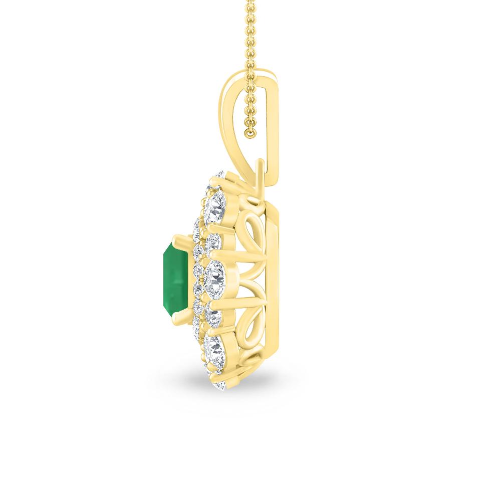 Yellow Gold - Emerald