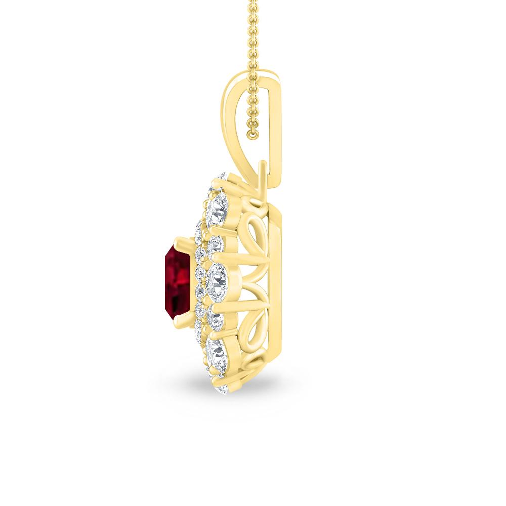 Yellow Gold - Garnet