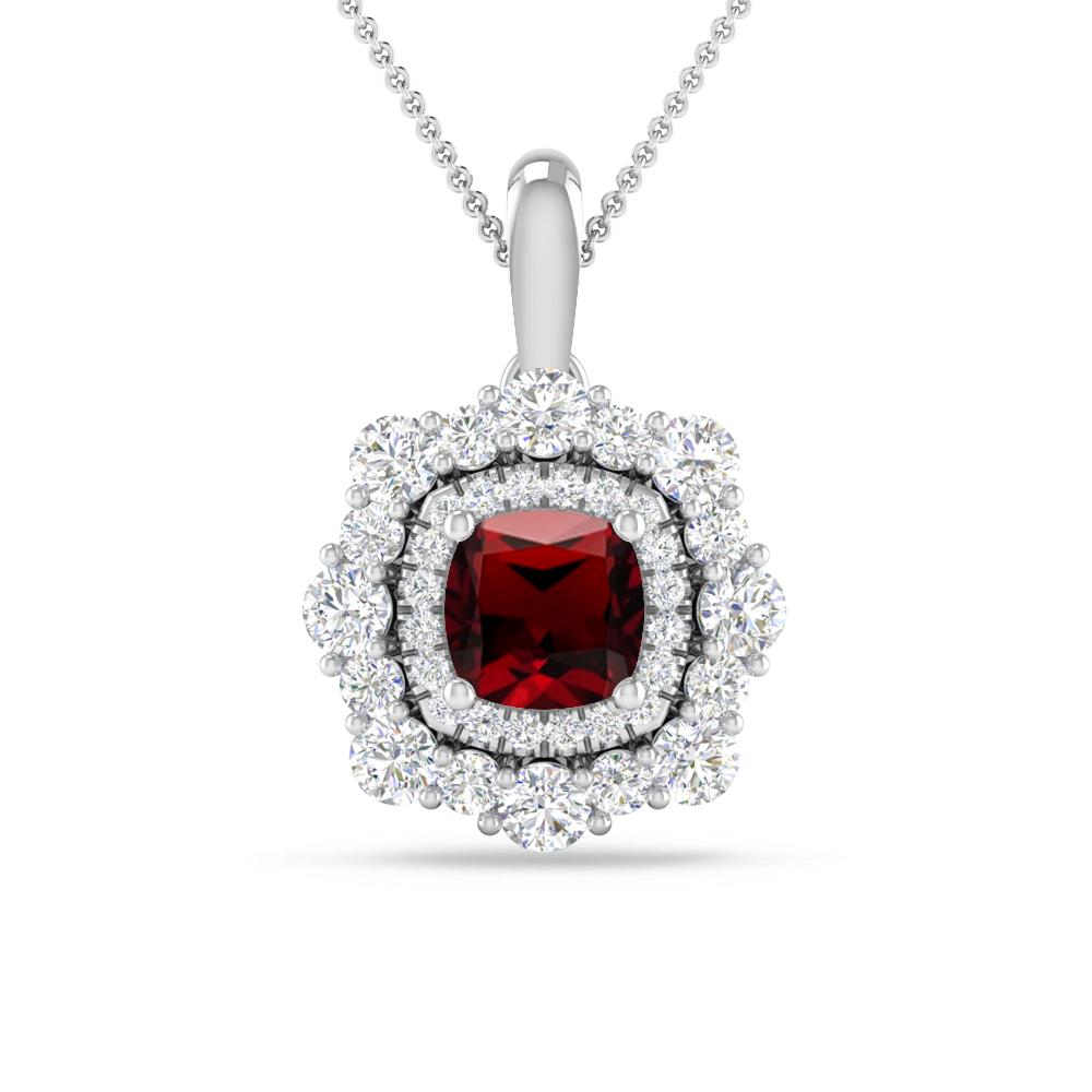 White Gold - Garnet