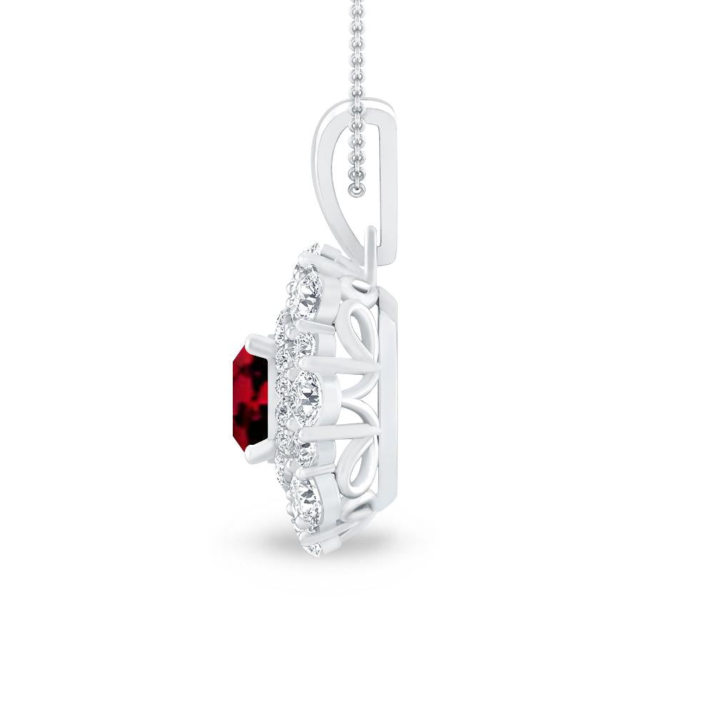 White Gold - Garnet