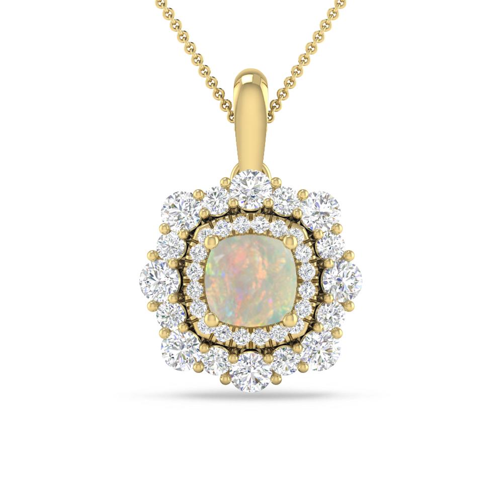 Yellow Gold - Opal