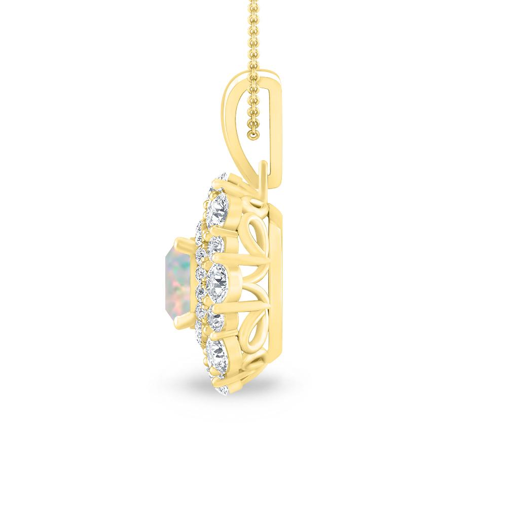 Yellow Gold - Opal